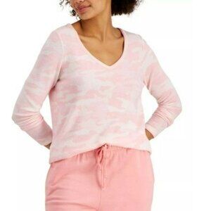 STYLE & CO Camo-Print Long-Sleeve T-Shirt, SZ XL & XXL, NWT